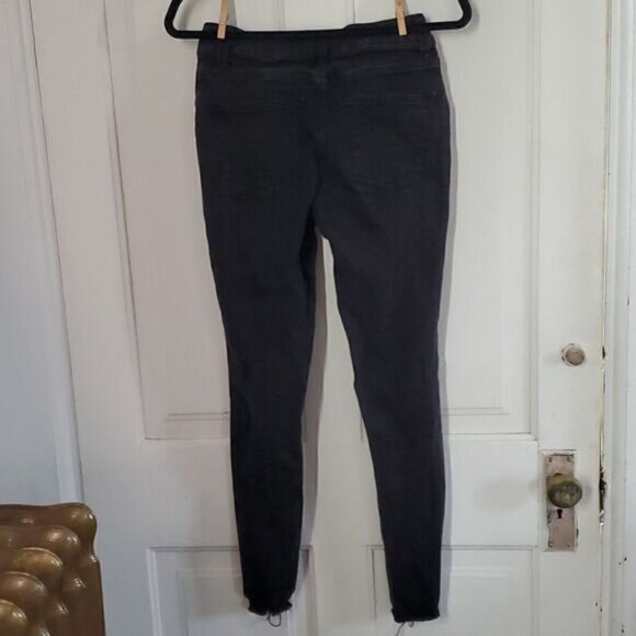 Maurices Black Distressed Skinny Jeans - Picture 7 of 10